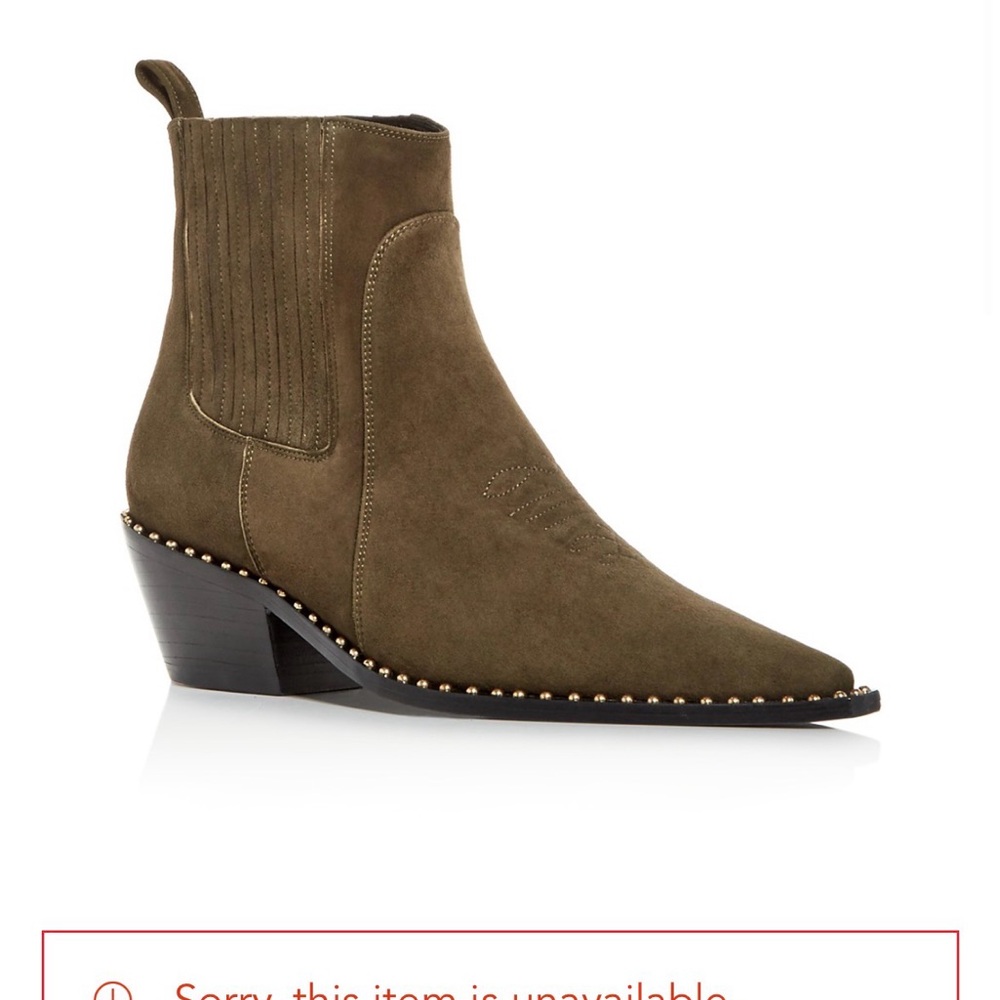 ISO Anine Bing Harris Boots in Olive Green size: EU 38 - 38.5 OR US 7.5-8